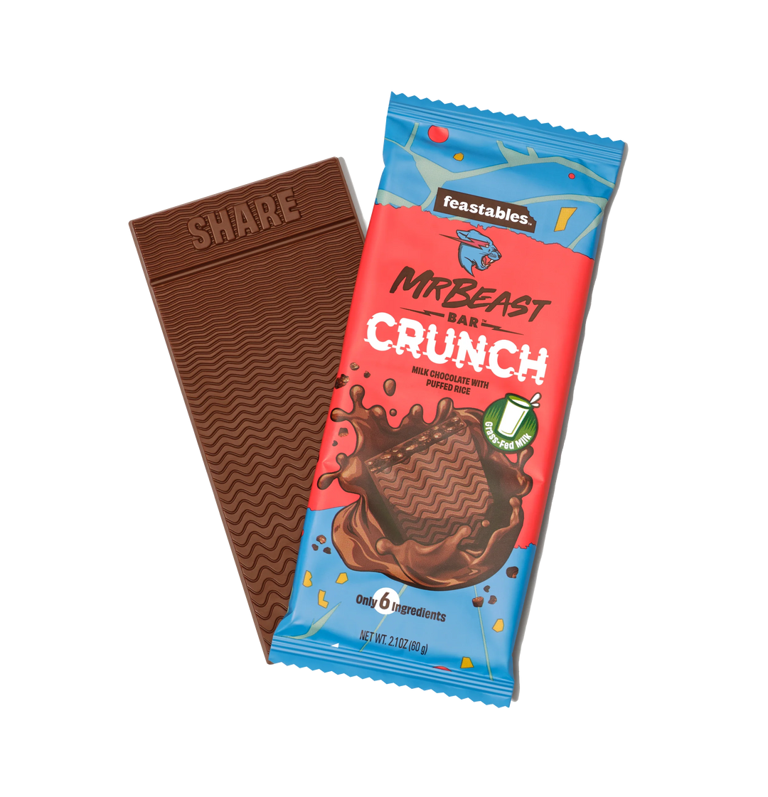 Feastables Mr Beast Crunch Bar Barra de Chocolate