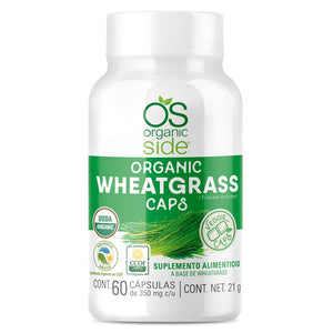 Organic Side Cápsulas de Wheatgrass