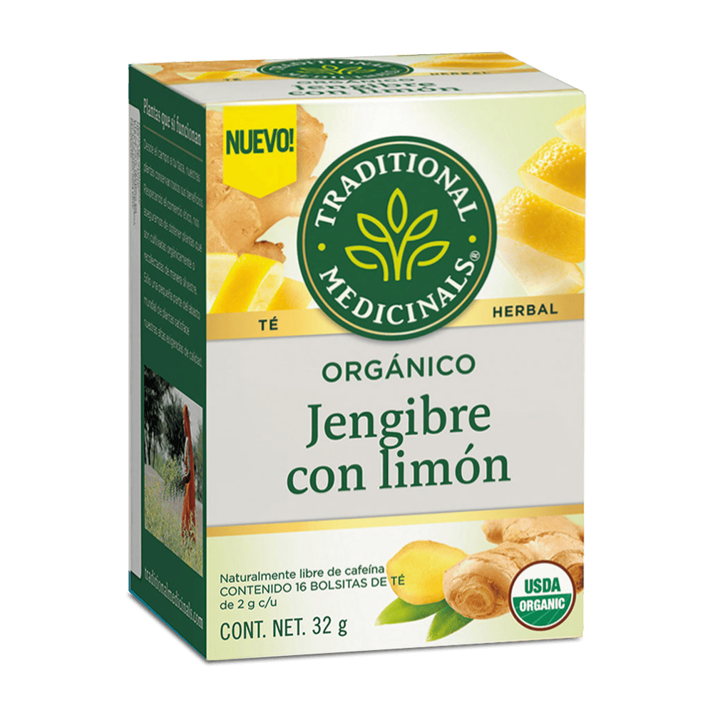 Traditional Medicinals Té Jengibre con Limón