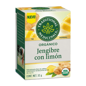 Traditional Medicinals Té Jengibre con Limón