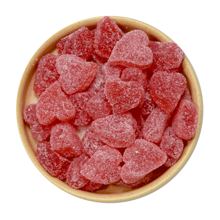 Gomita Corazón Mini Cereza