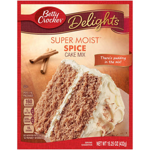 Betty Crocker Super Moist Spice Cake Mix - Mr Sabor