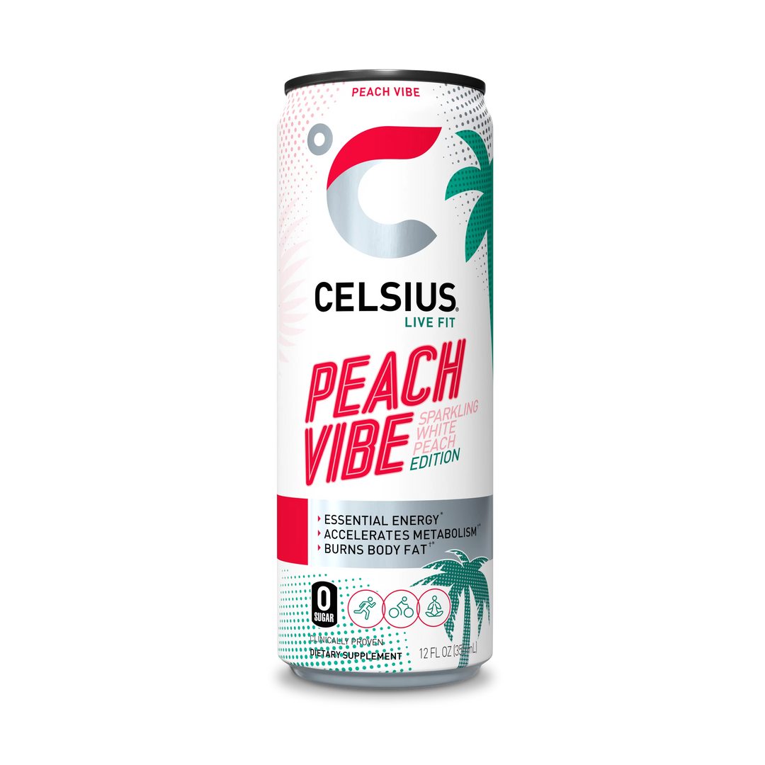 Celsius Peach Vibe Sparkling