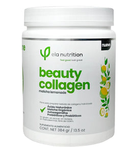 Ela Nutrition Beauty Collagen Matcha Lemonade