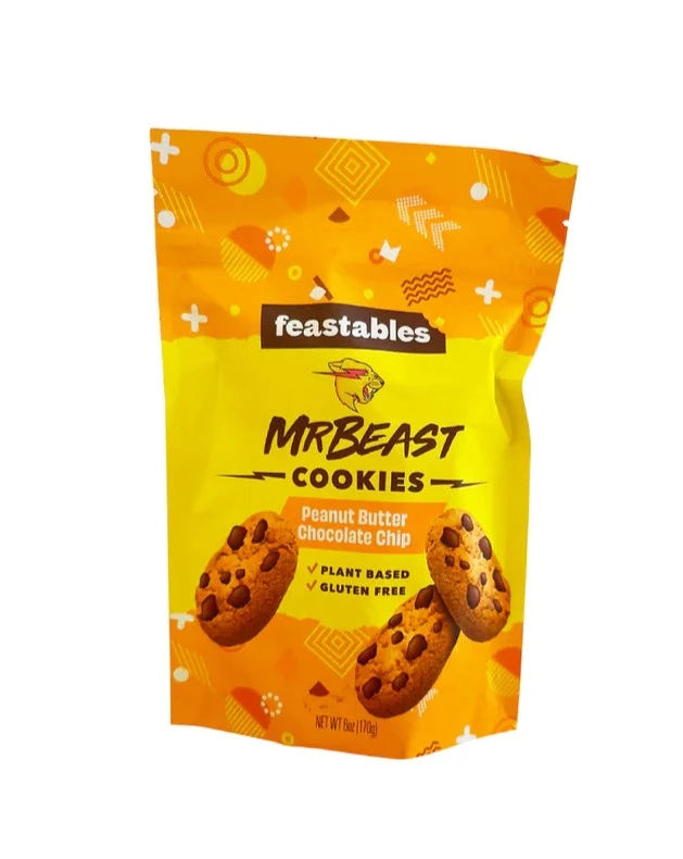 Feastables Mr Beast Cookies Peanut Butter Chocolate Chip Galletas