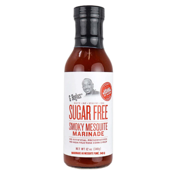 Buy G Hughes: Sugar Free Mesquite Bbq Sauce, 18 Oz Online | Bulk BBQ