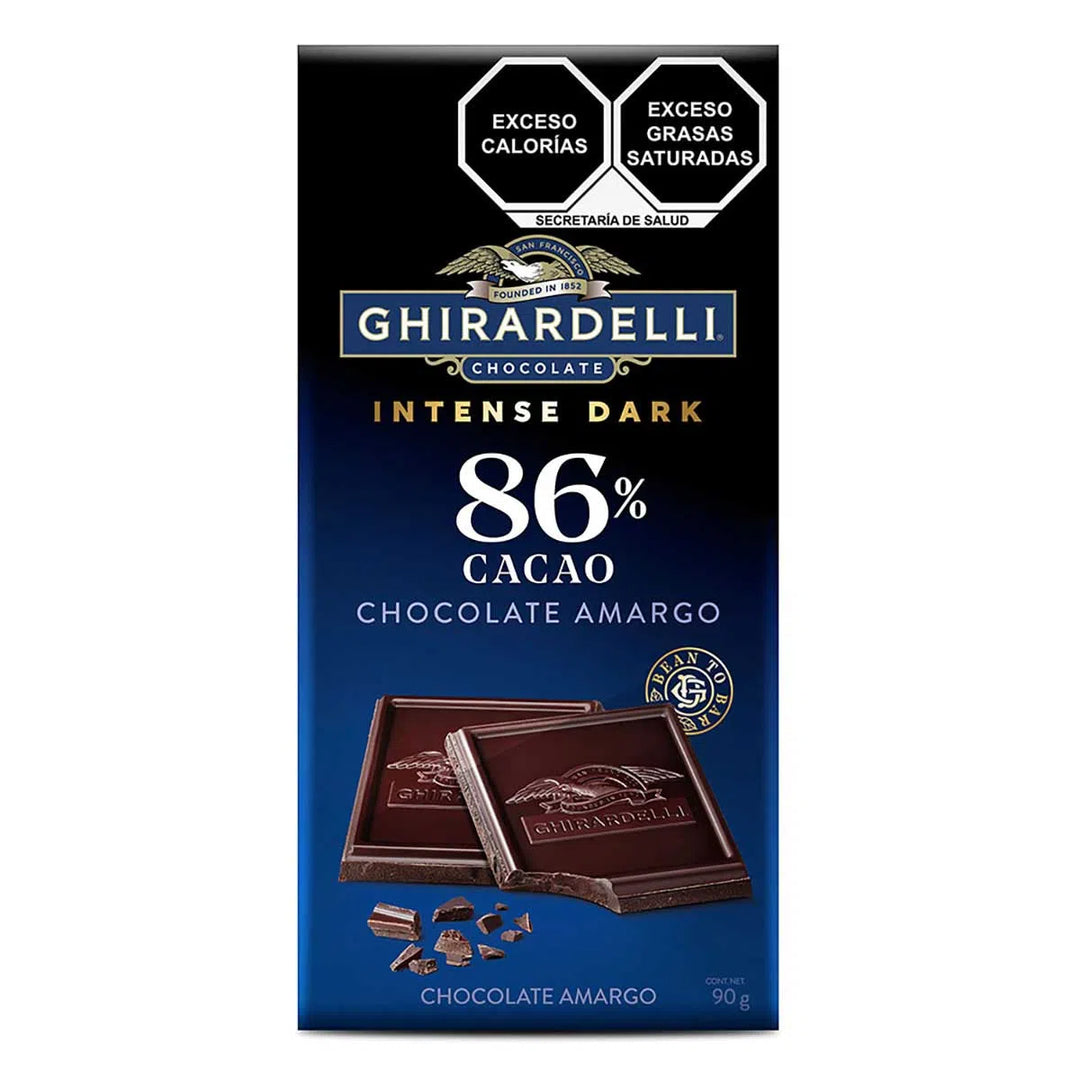 Ghirardelli Barra de Chocolate Amargo 86% Cacao