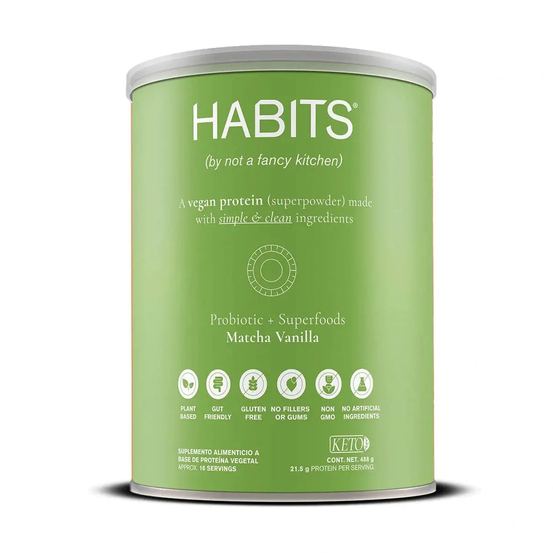 Habits Proteina Vegana Matcha Vainilla - Mr Sabor