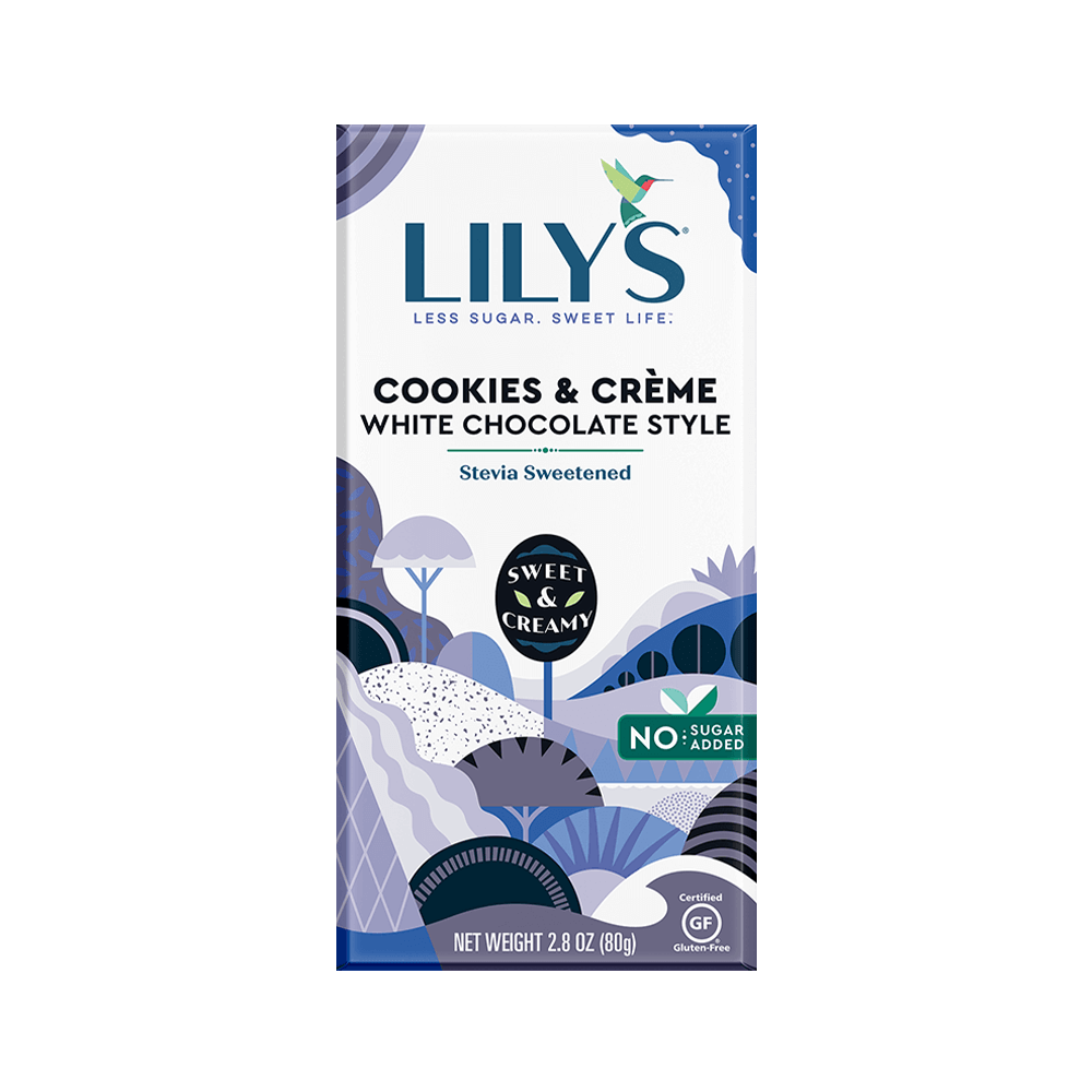 Lily's Chocolate Cookies & Cream Sin Azúcar
