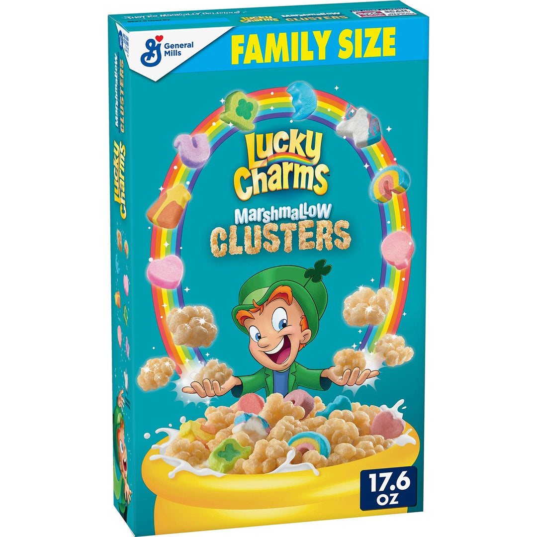 General Mills Lucky Charms Cereal de Marshmallow Clusters - Mr Sabor