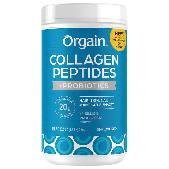 Orgain Collagen Peptides + Probitotics