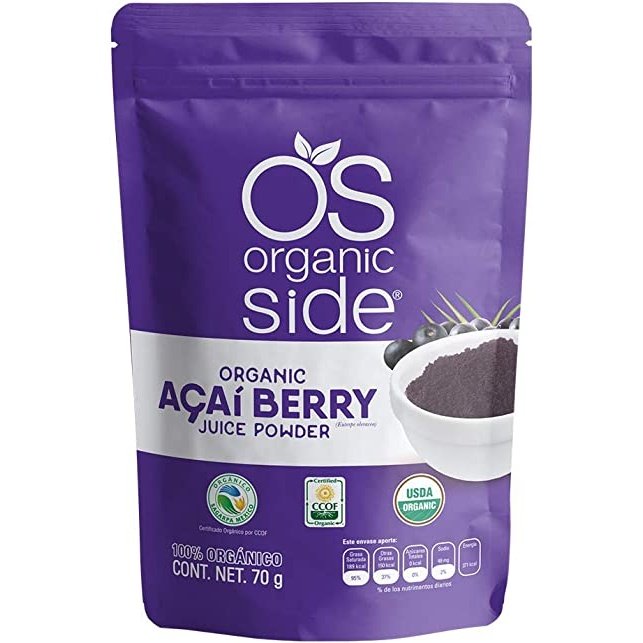 Organic Side Açaí Berry en Polvo