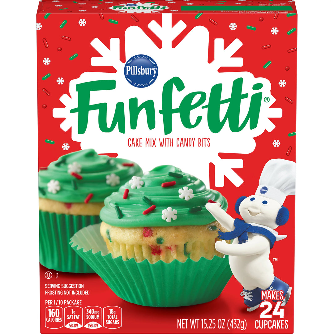 Pillsbury Funfetti Cake Mix Christmas