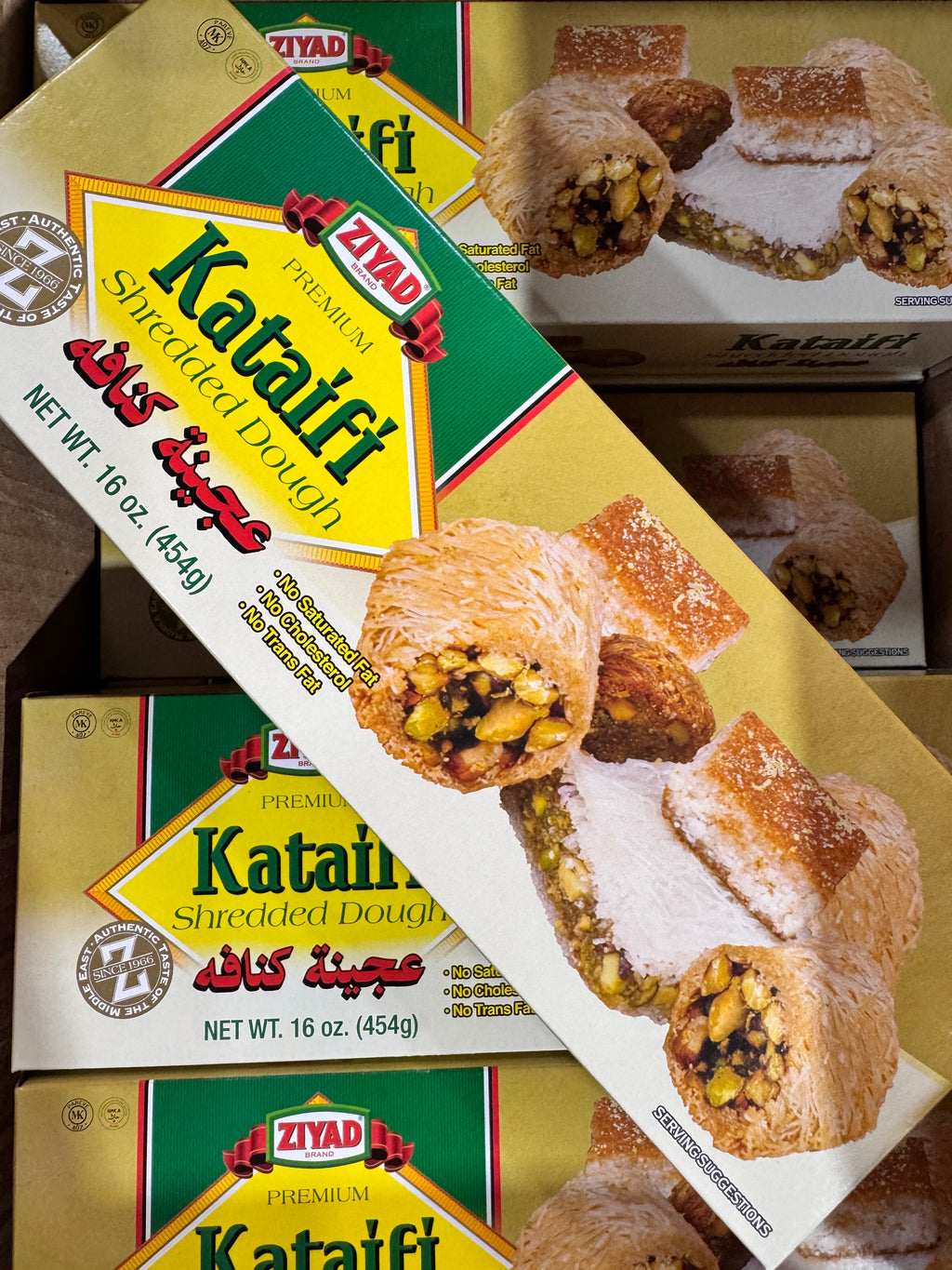 Ziyad Pasta Kataifi (12 piezas de 454g c/u)