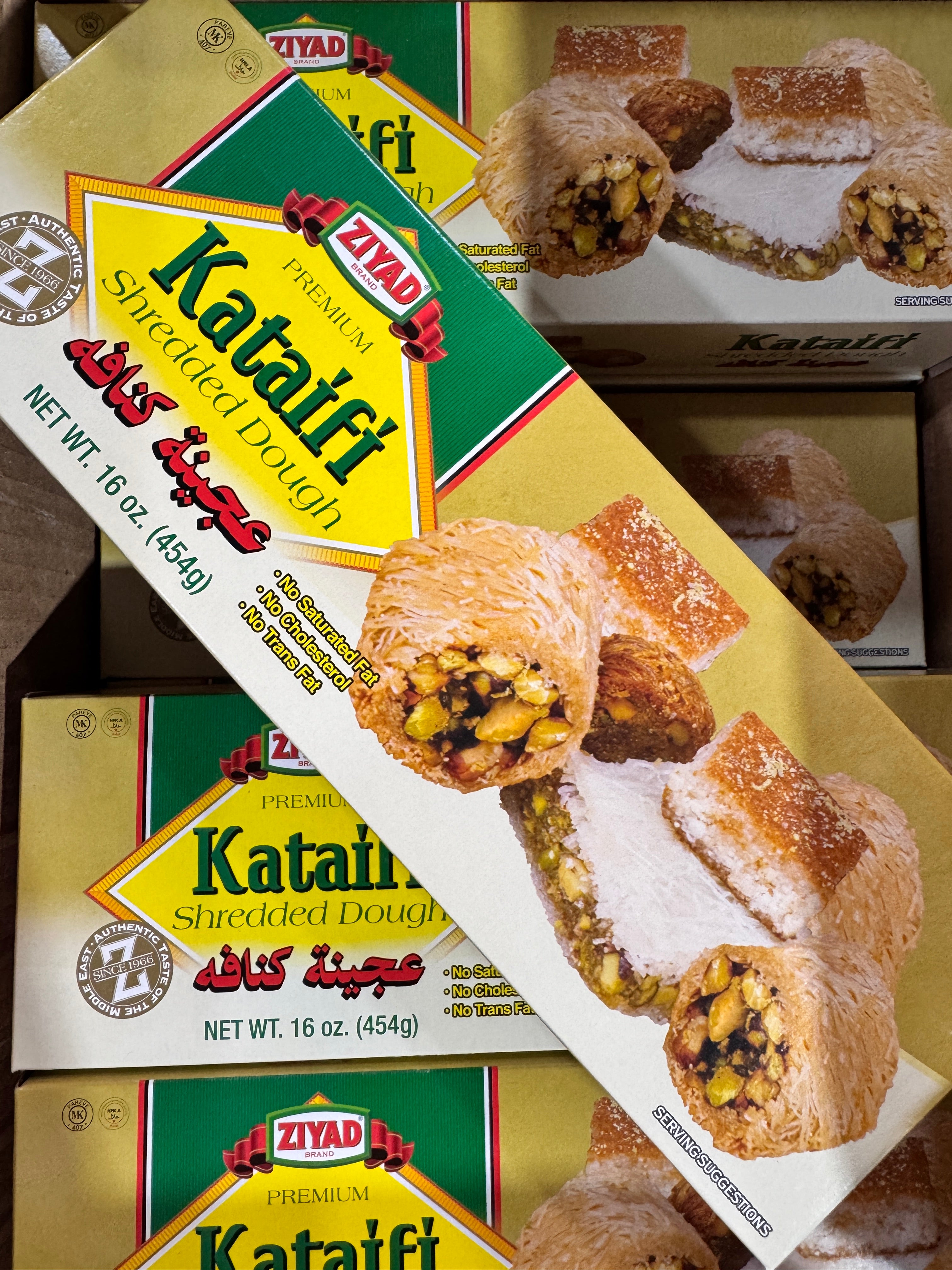 Ziyad Pasta Kataifi (12 piezas de 454g c/u)