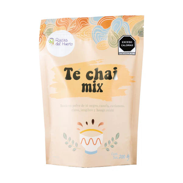 Raíces del Huerto Té Chai Mix con Adaptógenos 200 gr - Mr Sabor