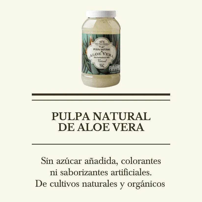 Boutique Herbal Pulpa de Aloe Vera 750 g