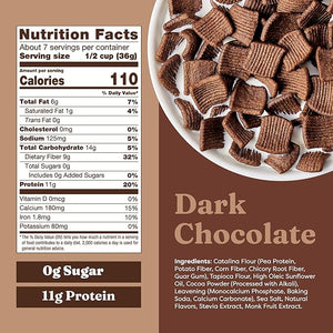 Catalina Crunch Cereal Dark Chocolate Sin Gluten Keto Friendly 255 g.