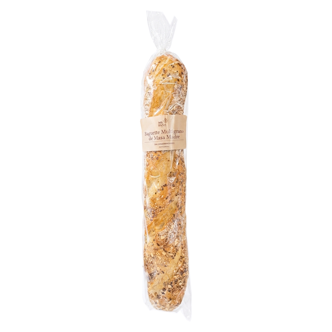 Baguette Multigrano de Masa Madre