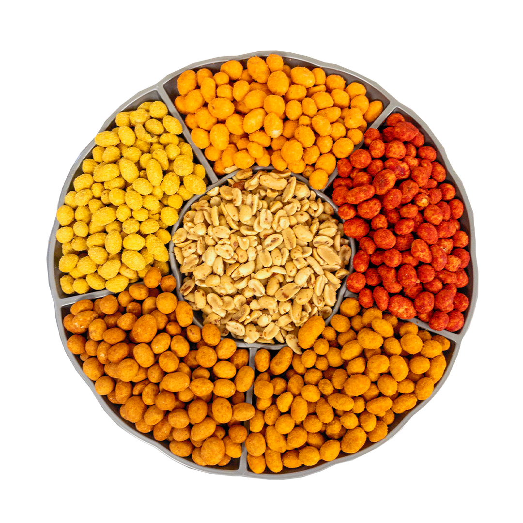 Charola Botanera Plástico con Variedad de Cacahuates