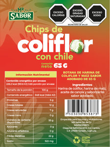 Chips de Coliflor con Chile
