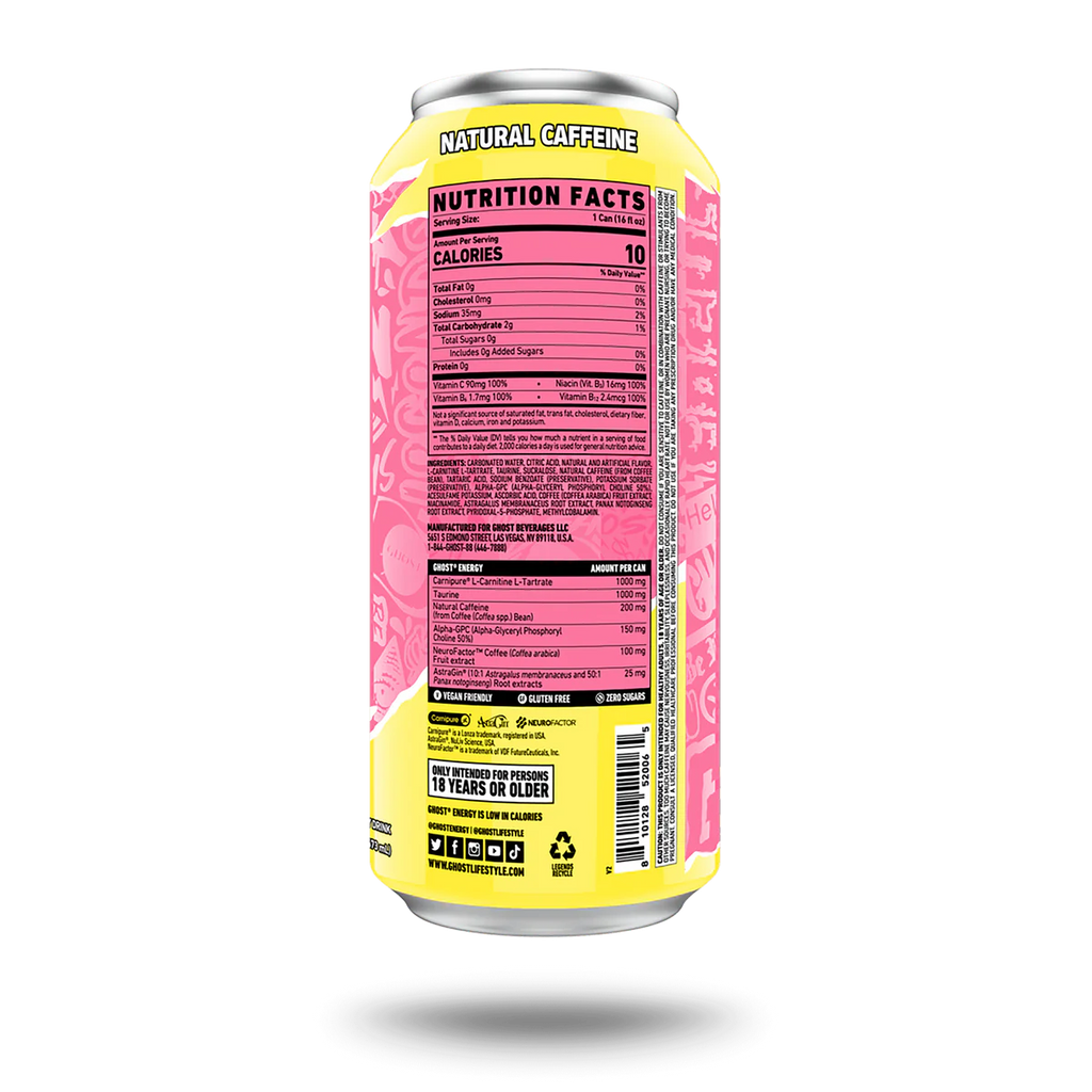 Ghost Energy Bebida Energética Sour Pink Lemonade