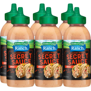 Hidden Valley Spicy Original Ranch Secret Sauce Salsa , 12 oz (1 pieza)