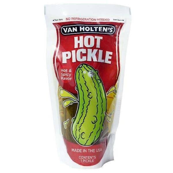 Van Holten's Hot Pickle Pepinillos en Salmuera