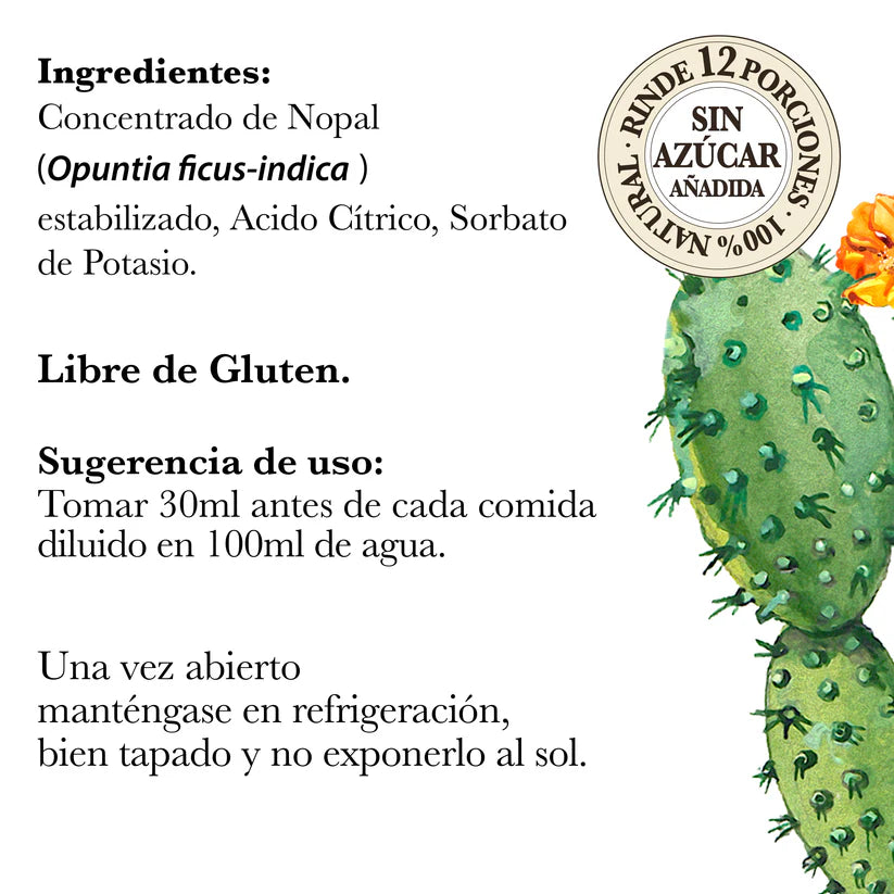 Boutique Herbal Concentrado de Nopal Natural