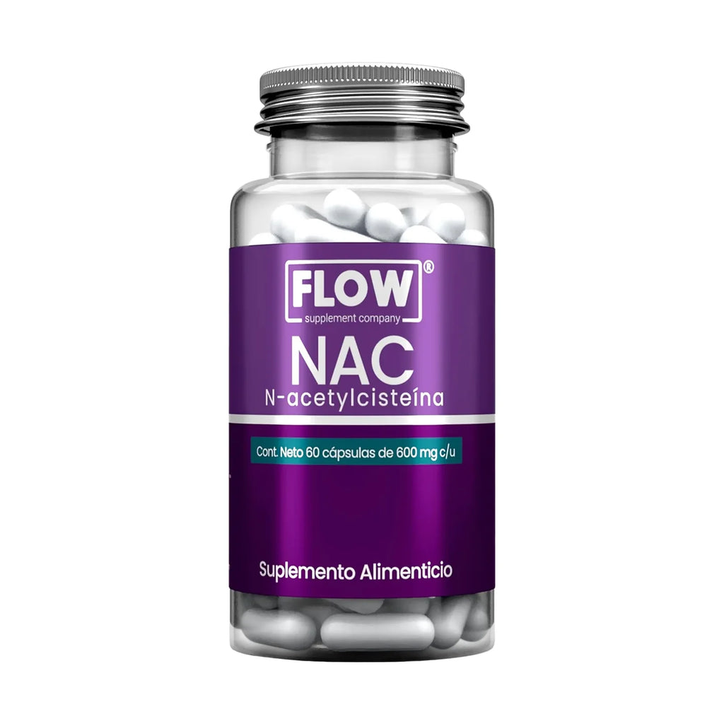 NAC (N-Acetylcisteína)  60 cápsulas de 600 mg c/u