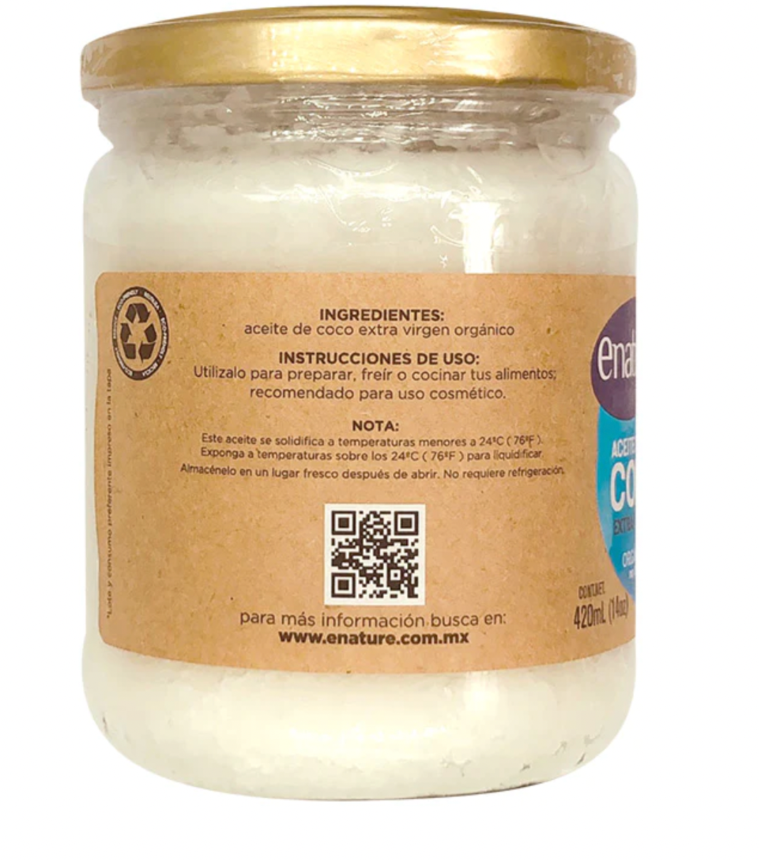 Aceite de Coco Extra Virgen Orgánico No OGM - Mr Sabor