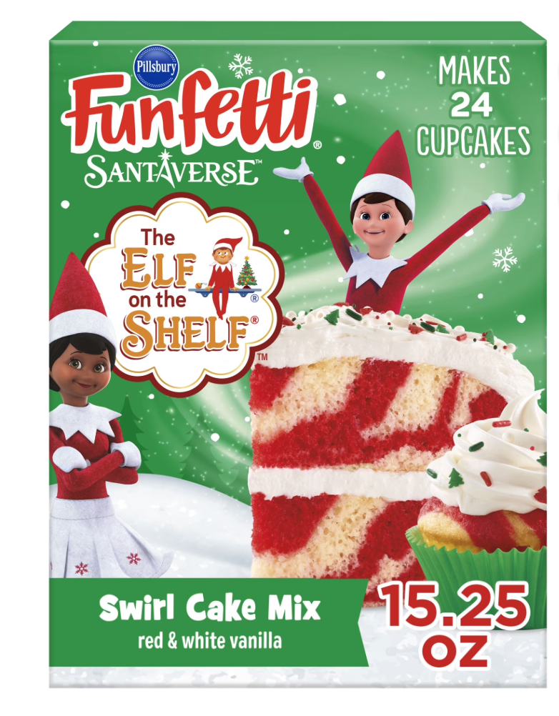Pillsbury The Elf on the Shelf Mix Mezcla para Pastel 432 g.