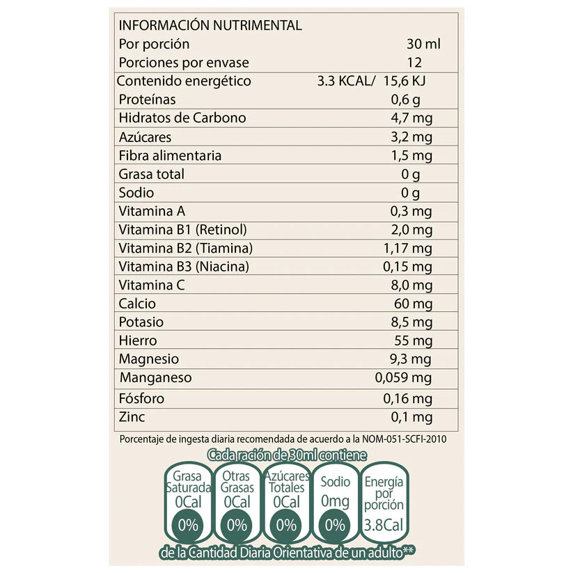 Boutique Herbal Concentrado de Nopal Natural