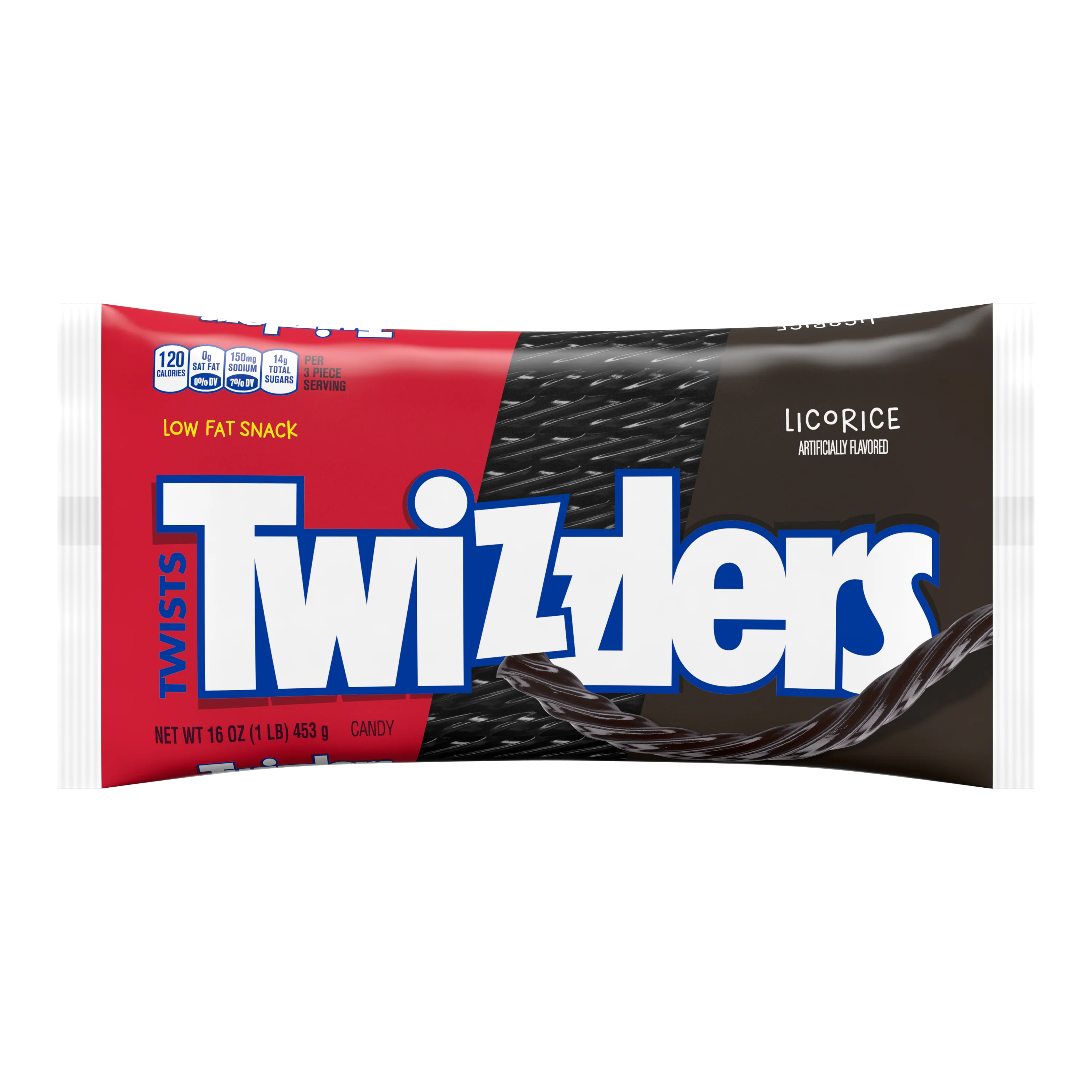 Twizzlers Black Licorice 453 g