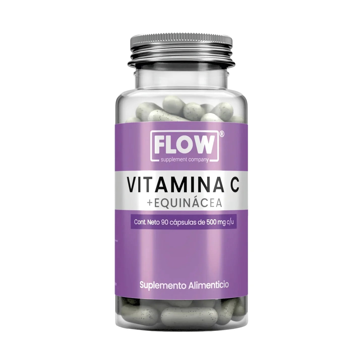 Vitamina C + Equinácea 90 cápsulas de 500 mg c/u