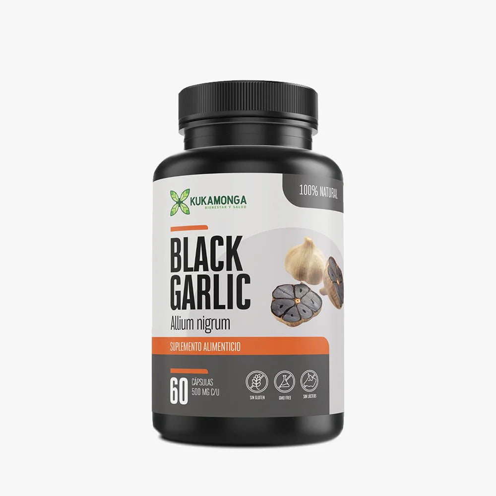 Kukamonga Ajo Negro Black Garlic 60 Cápsulas