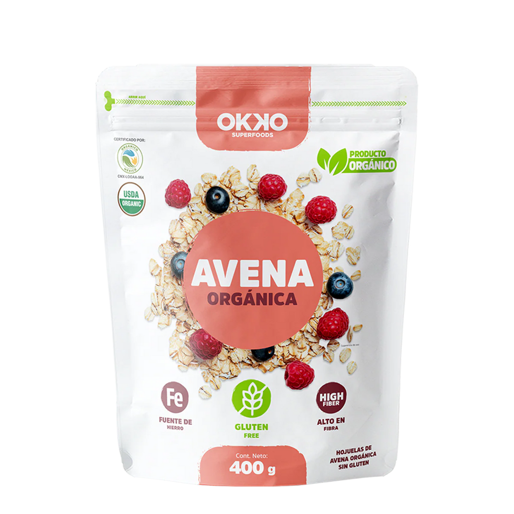 Okko Avena Orgánica Sin Gluten 400 g