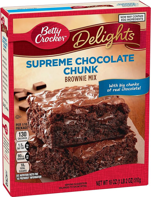 Betty Crocker Supreme Chocolate Chunk Brownie Mix - Mr Sabor