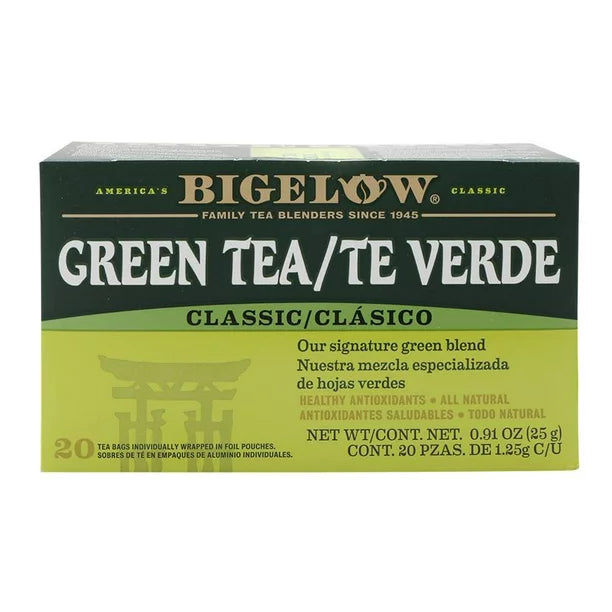 Bigelow Té Verde Clásico 18 bolsas