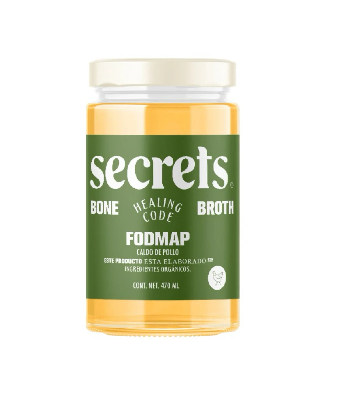 Secrets Bone Broth Caldo de Pollo (Caldo de Huesos) 470 ml.