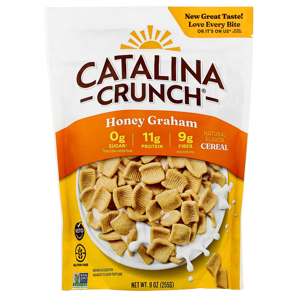 Catalina Crunch Cereal Honey Graham Sin Gluten Keto Friendly 255 g.