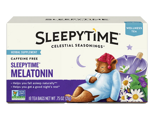 Celestial Seasonings Sleepytime Té con Melatonina Sin cafeína, 18 bolsitas de té, 21 g