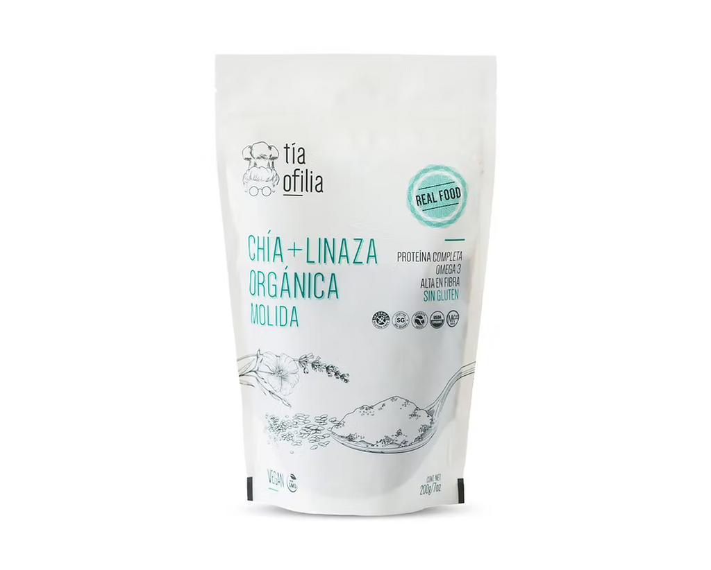 Tía Ofilia Chía + Linaza Orgánica Molida 200 g
