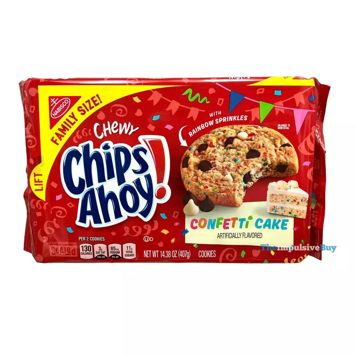Chips Ahoy Confetti Cake Galletas