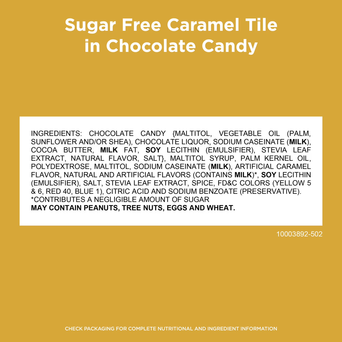 Russell Stover Chocolate Sin Azúcar Relleno de Caramelo  141 g