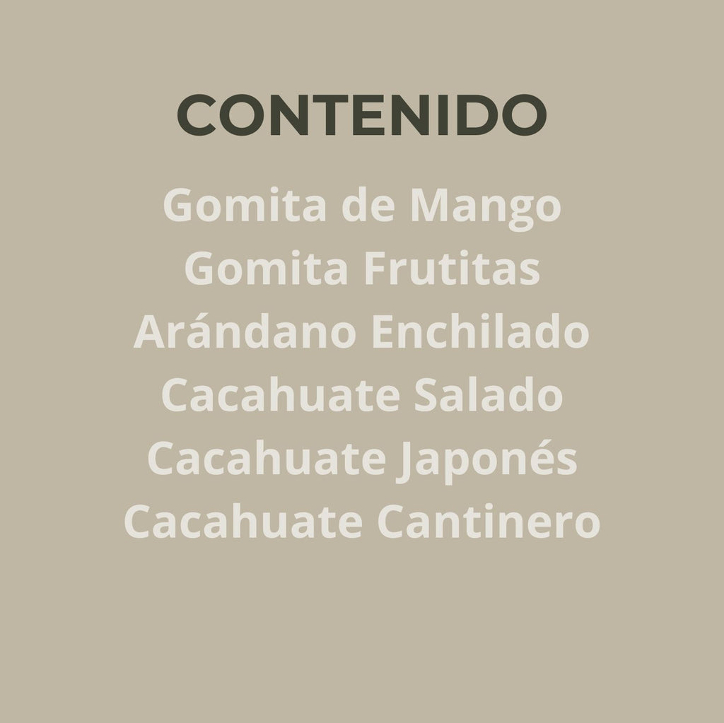 Caja Regalo Chica Mix de Frutos Secos y Gomitas