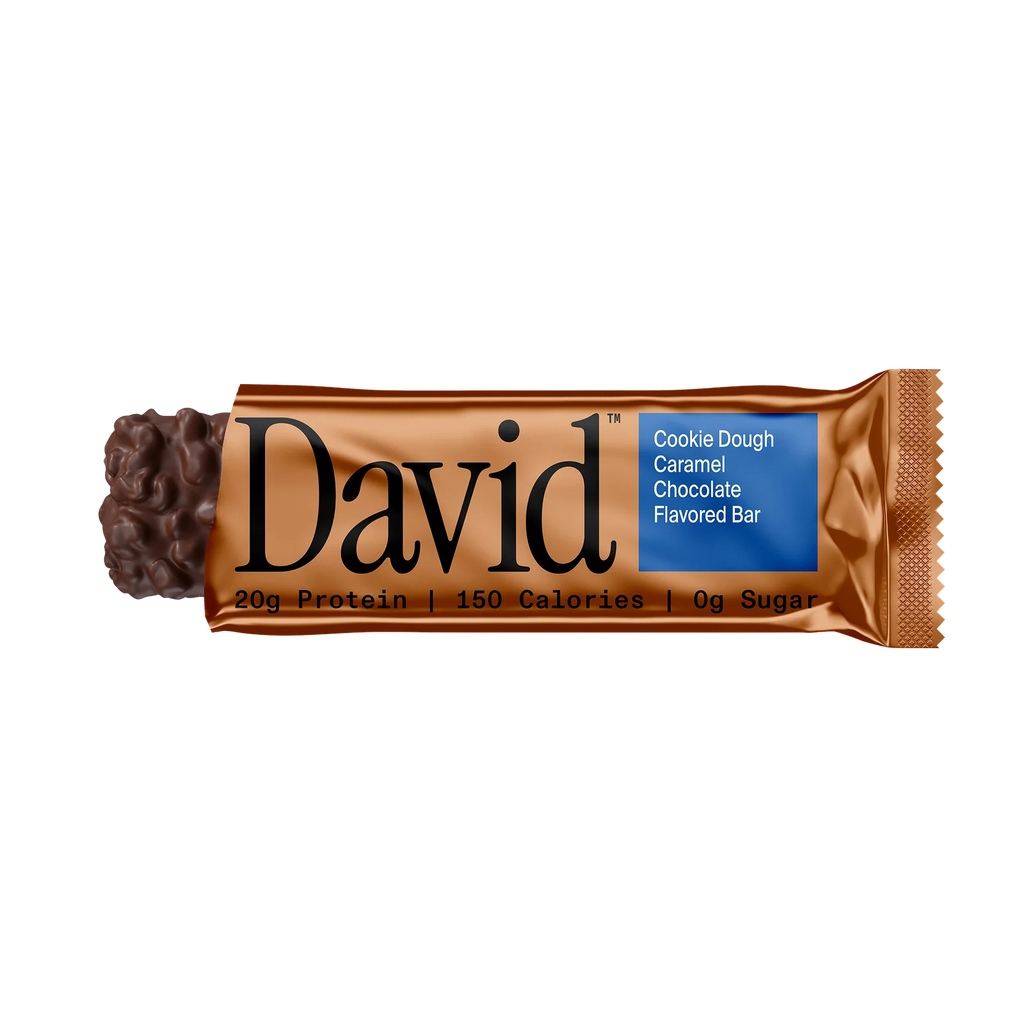 David Barra de Proteina Cookie Dough Caramel Chocolate Crunch 58 g.