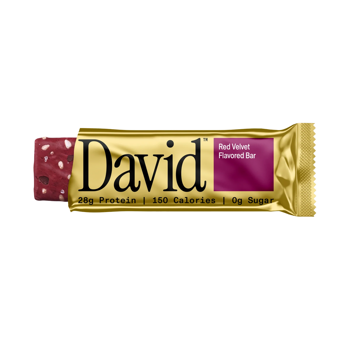 David Barra de Proteina Red Velvet 62 g