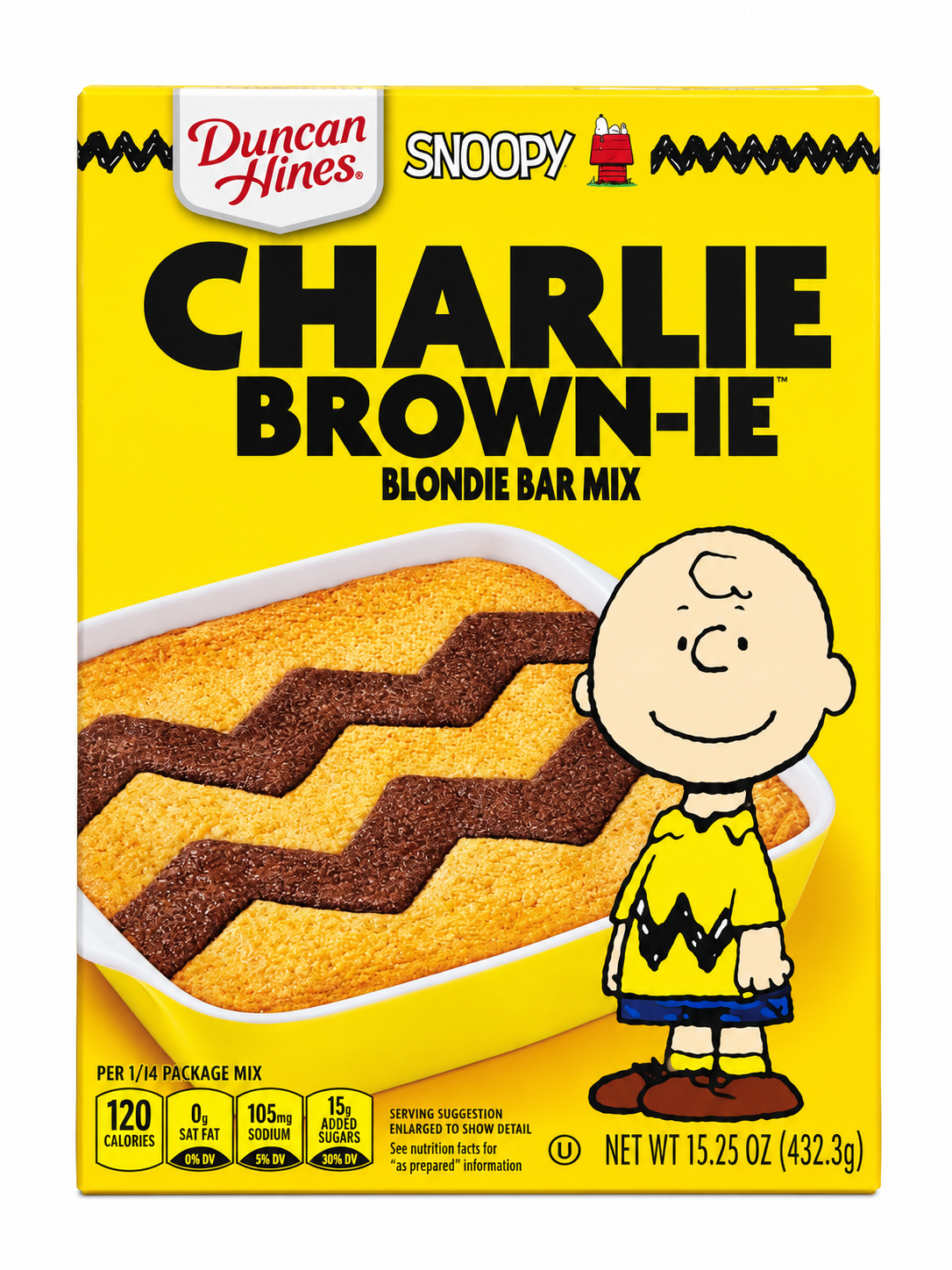 Duncan Hines Charlie Brown Blondie Mix 432.3 g