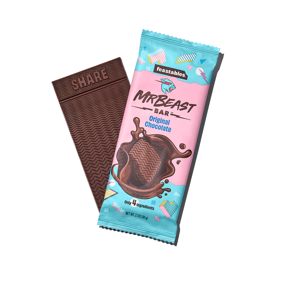 Feastables Mr Beast Original Chocolate Barra de Chocolate